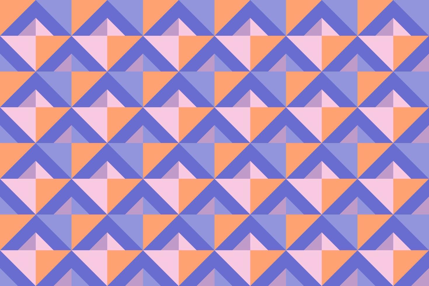 geometrische nahtlose muster, buntes abstraktes geometrisches grafikdesign einfaches muster, farbtrends von 2022 vektor