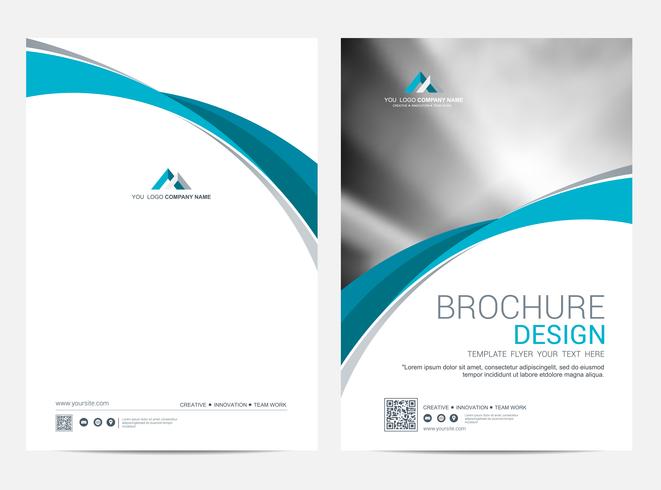 Broschüre Layoutvorlage, Cover-Design-Hintergrund vektor