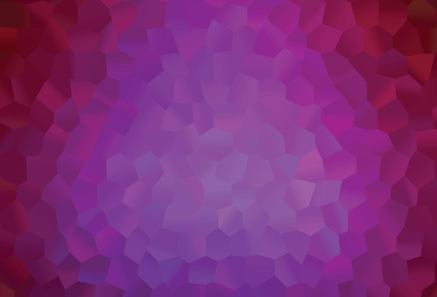 ljuslila vektor bakgrund med hexagoner.