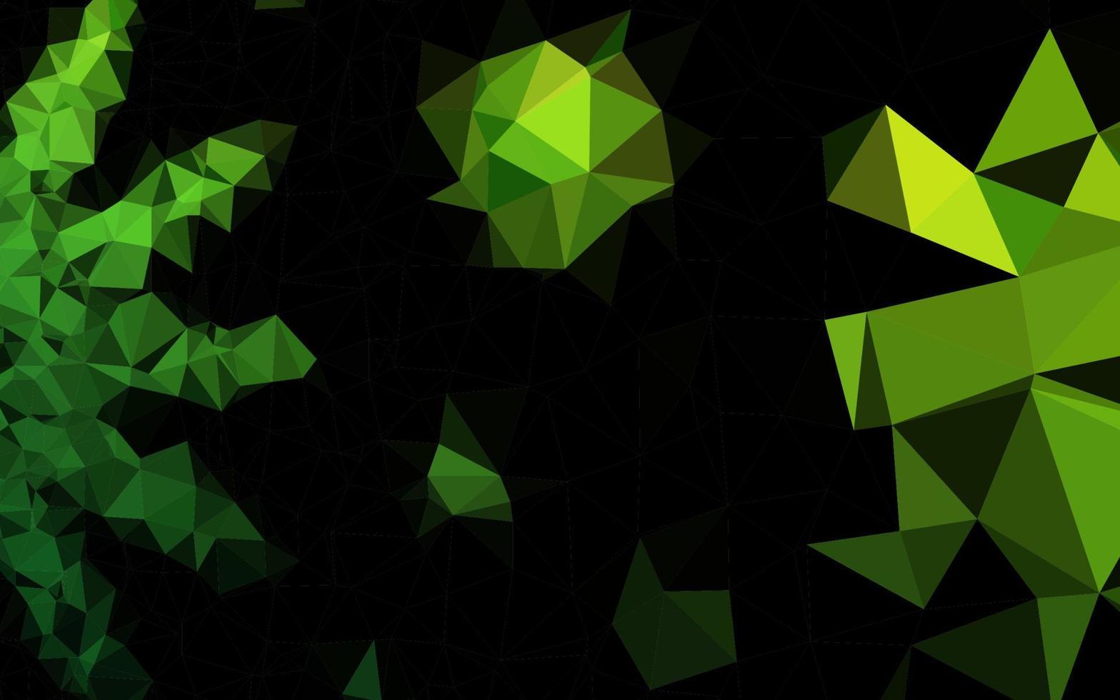 ljusgrön vektor polygon abstrakt layout.