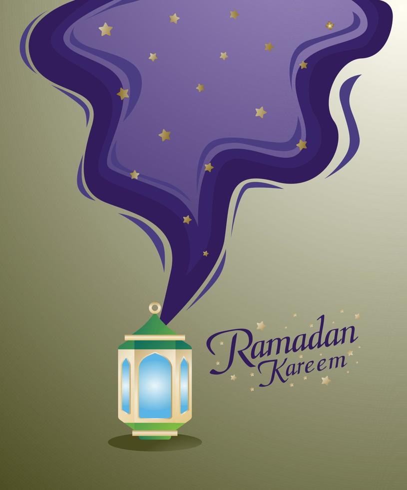 Symbol für Ramadan und Ied Al Fitr ist gemeines Moeslim-Symbol und Hintergrund vektor