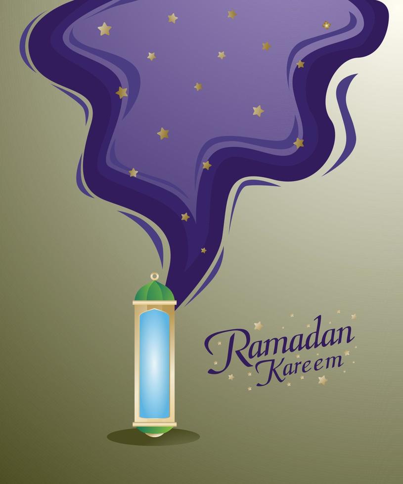Symbol für Ramadan und Ied Al Fitr ist gemeines Moeslim-Symbol und Hintergrund vektor