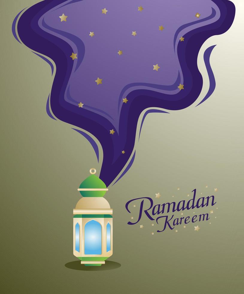 Symbol für Ramadan und Ied Al Fitr ist gemeines Moeslim-Symbol und Hintergrund vektor