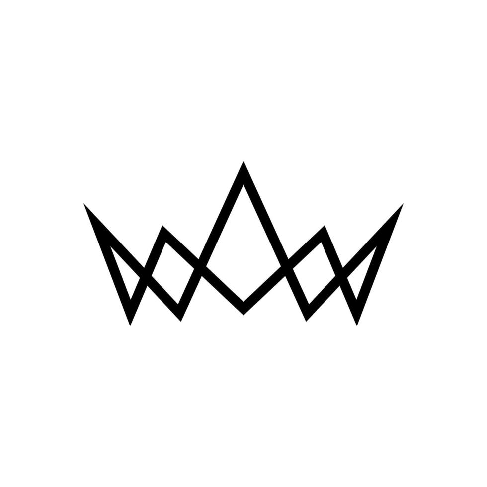 krona. krona logotyp vektor. royal crown logotypbild. kronikonen enkelt tecken. krona ikon platt vektor design illustration.