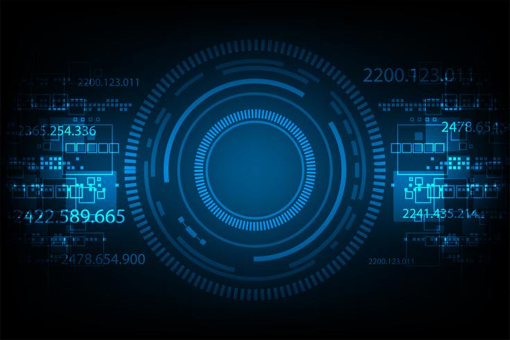 Abstraktes Hintergrund-Technologiekonzept des Vektors. vektor