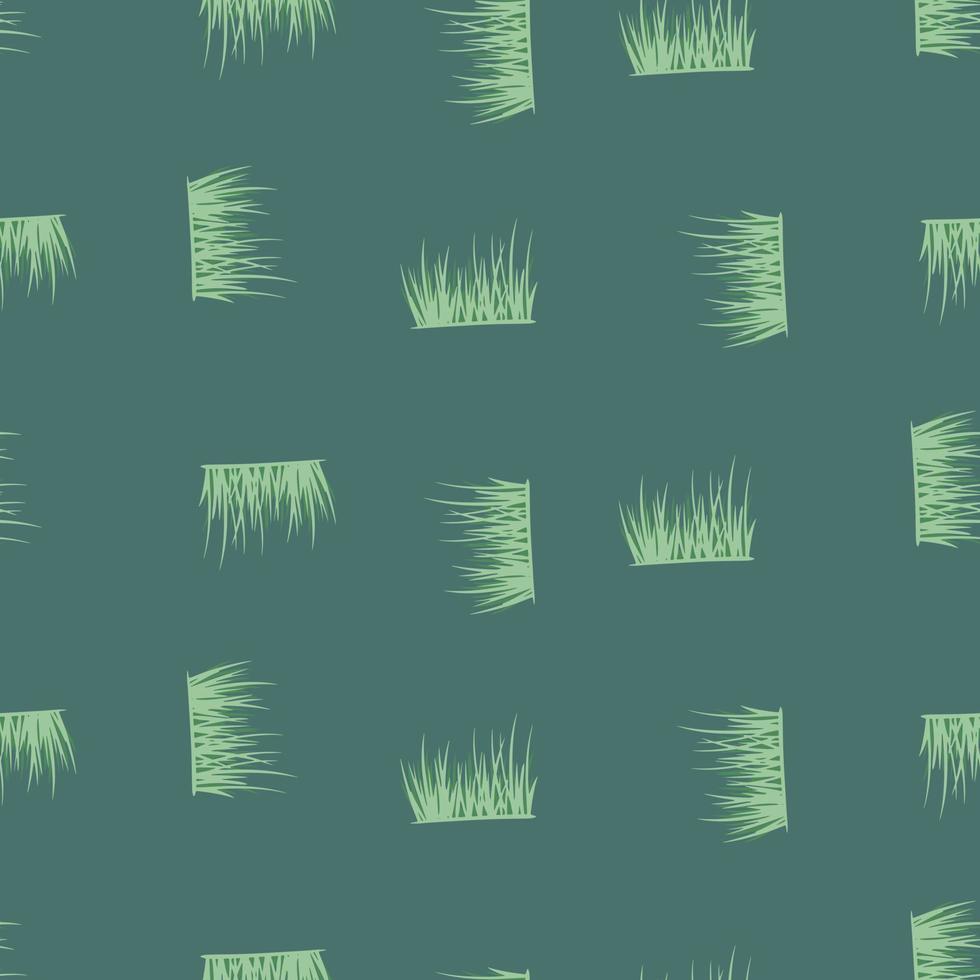gräs sömlösa mönster. bakgrund av gräsmattan. vektor