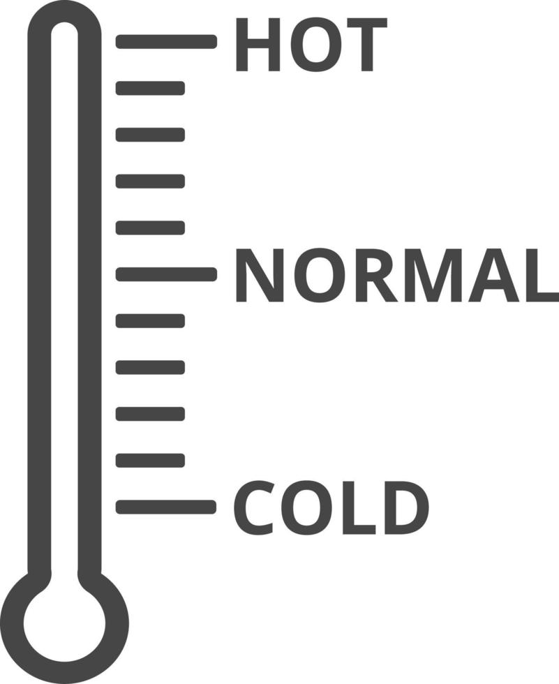 Temperatur-Symbol Clip Art Vektorsymbol vektor