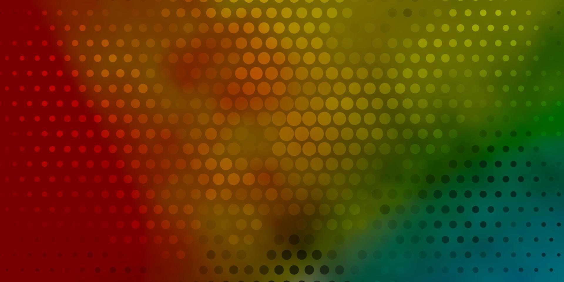 ljusblå, gul vektorbakgrund med bubblor. vektor