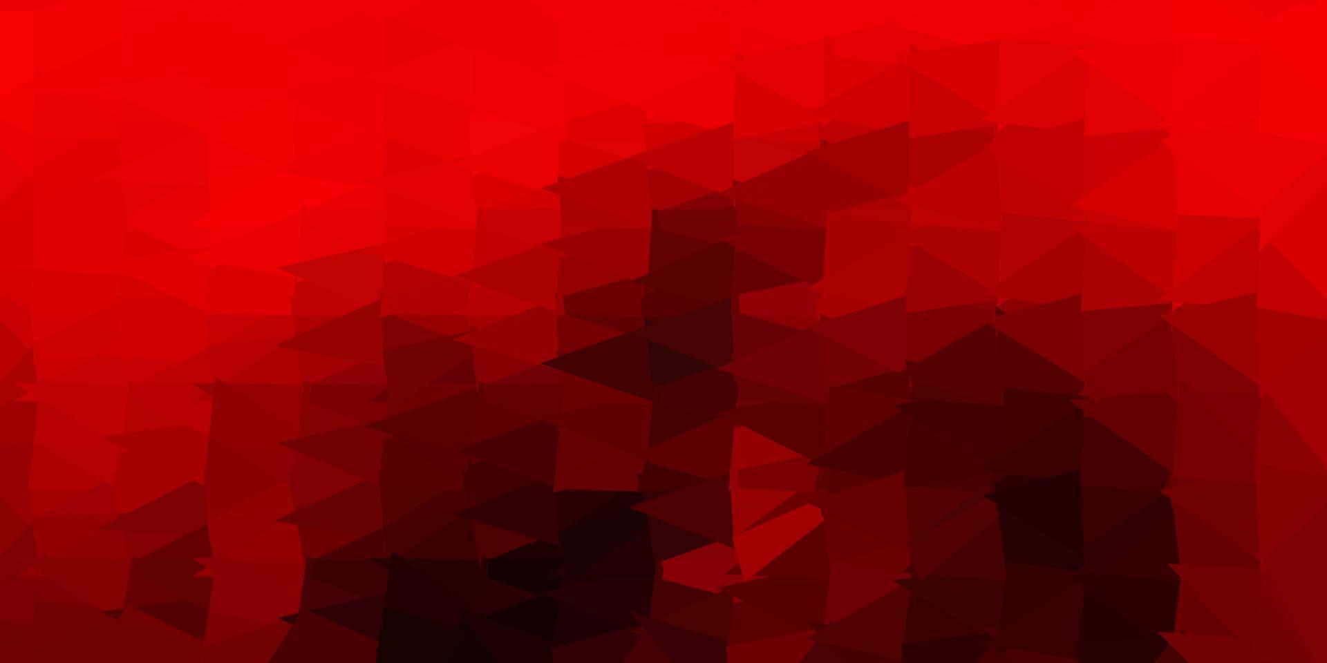 mörk röd vektor gradient polygon layout.