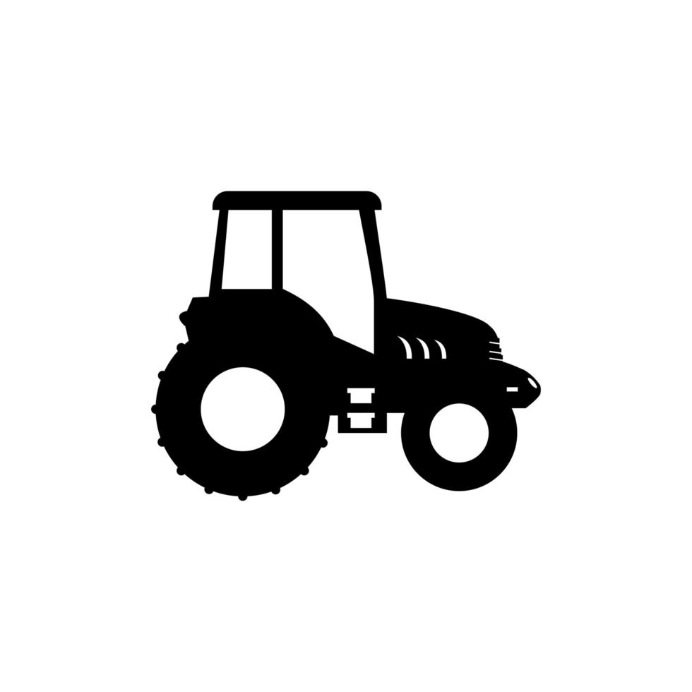 Traktor-Logo-Vorlage-Design-Vektor-Symbol-Illustration vektor