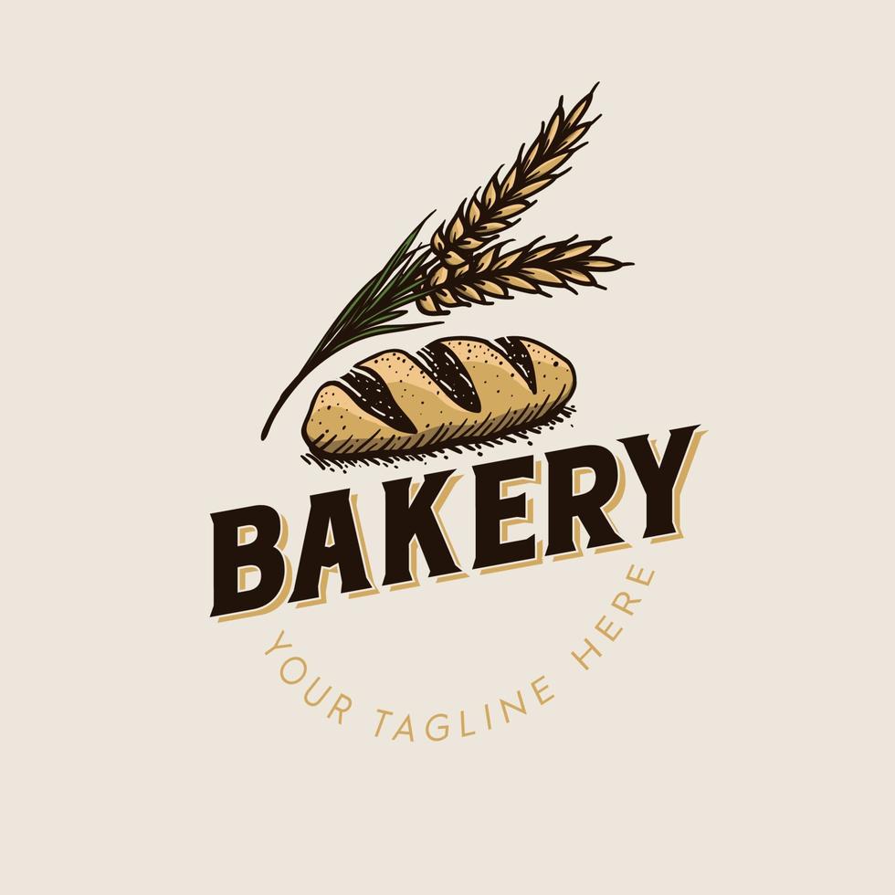 Bäckerei Logo Premium-Vektor vektor