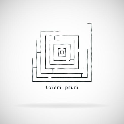 Labyrinth vektor