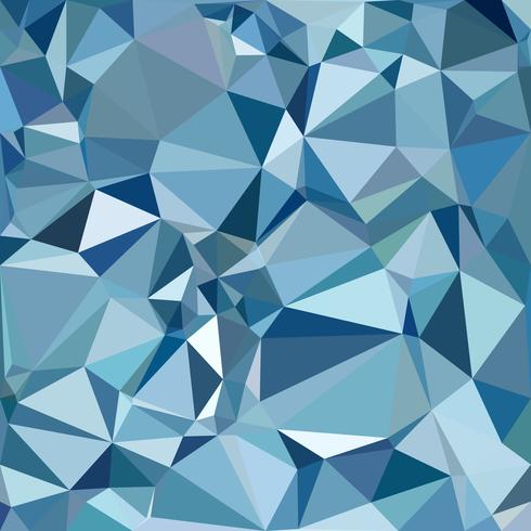 Blauer polygonaler Mosaik-Hintergrund, kreative Design-Schablonen vektor