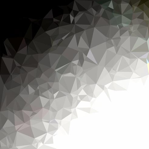 Gray White Polygonal Background, kreative Design-Schablonen vektor