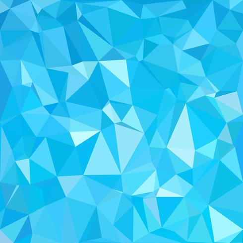 Blå polygonalmosaik bakgrund, kreativa designmallar vektor