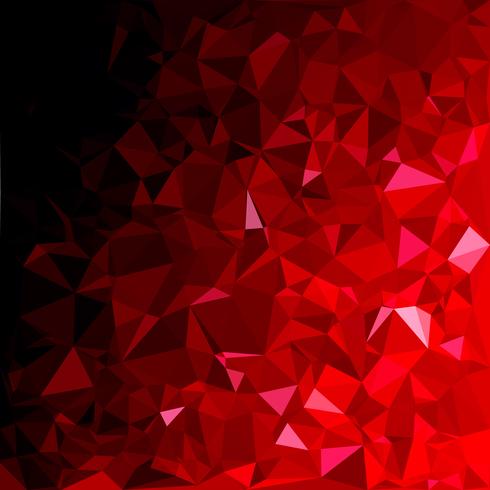 Röd polygonalmosaik bakgrund, kreativa designmallar vektor