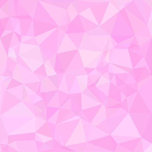 Rosa polygonalmosaik bakgrund, kreativa designmallar vektor