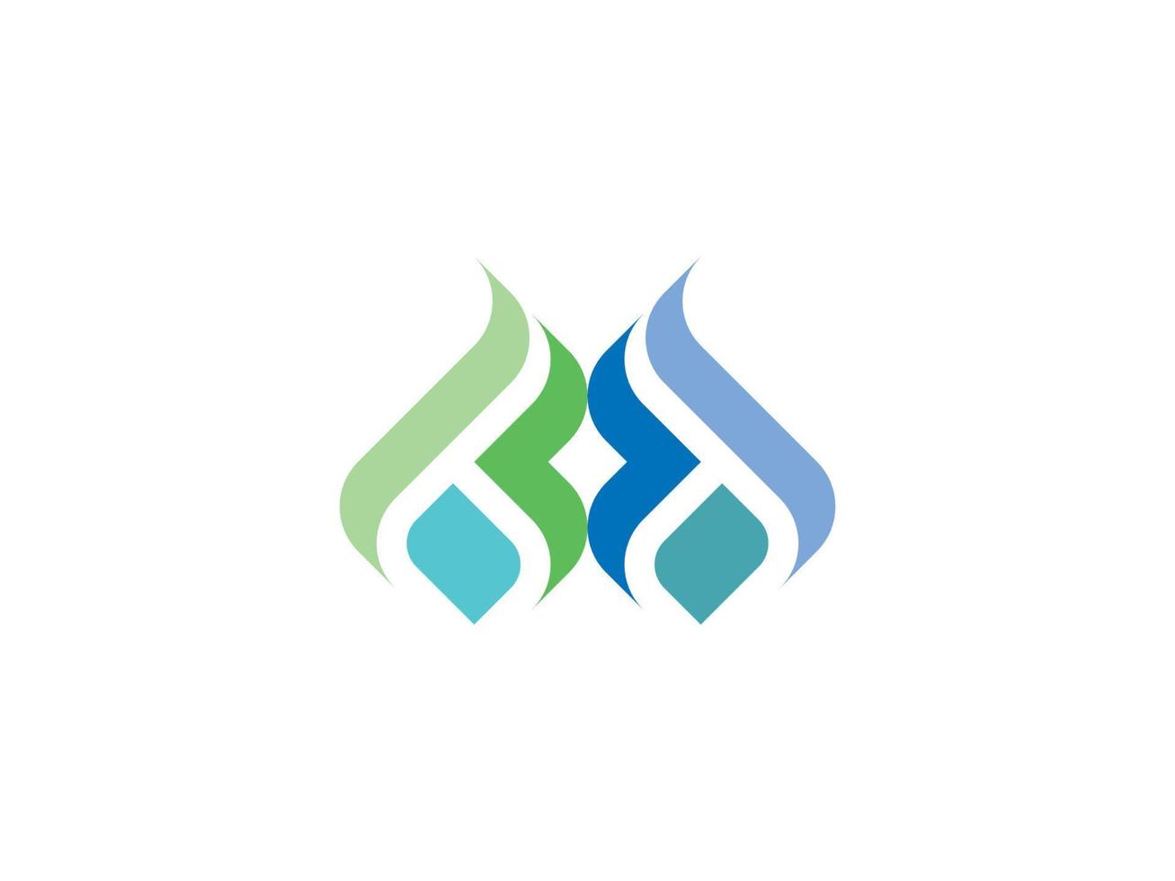 farbenfroher abstrakter Logo-Template-Design-Vektor kostenlos vektor
