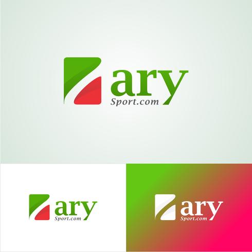 ARY Sports Logo Entwurfsvorlage vektor