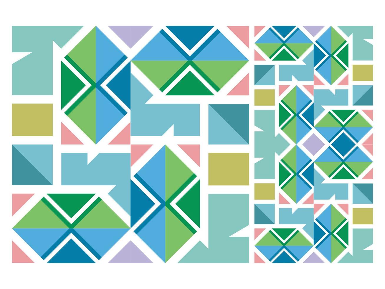 sömlösa mönster färgglada geometriska abstrakt form gratis vektor