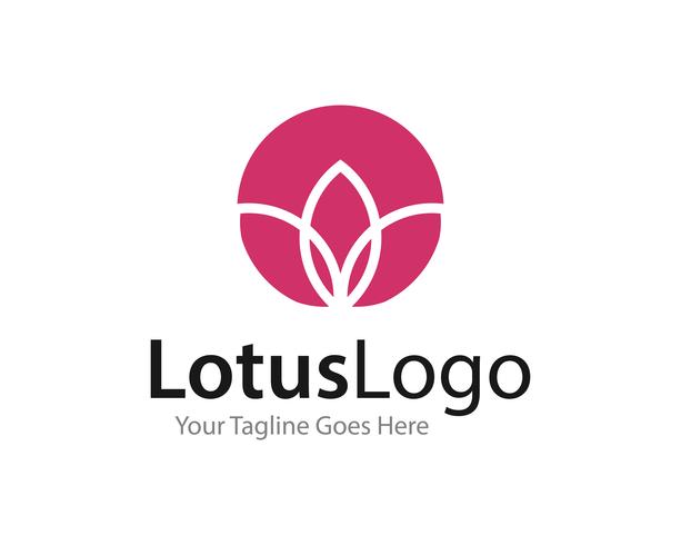 Lotus Logo Symbol Vektor-Illustration vektor