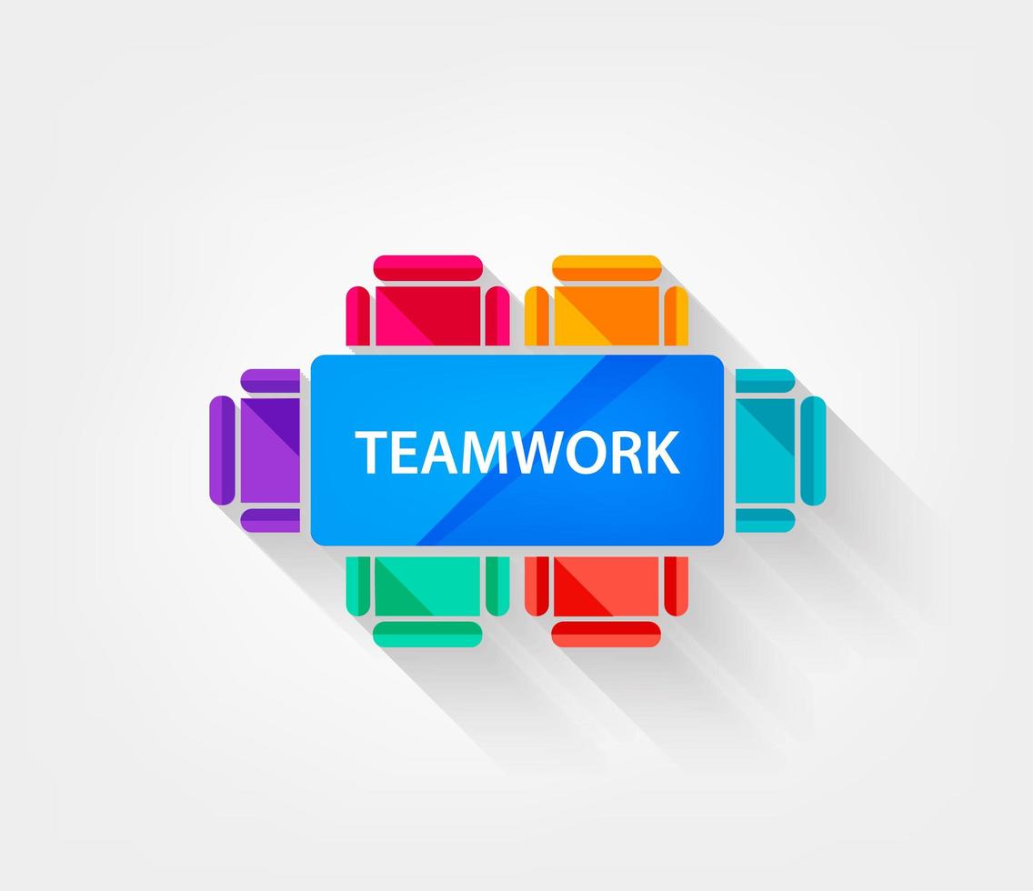 Vektor-Teamwork-Symbol vektor