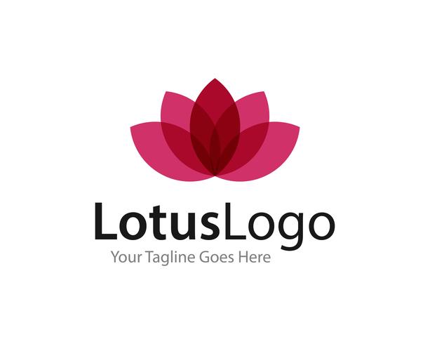 Lotus Logo Symbol Vektor-Illustration vektor