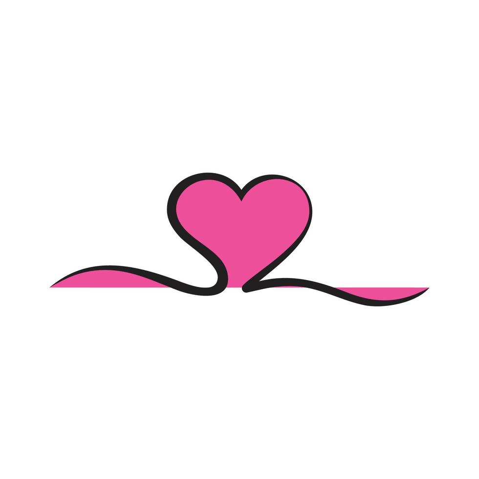 Valentinstag-Logo vektor