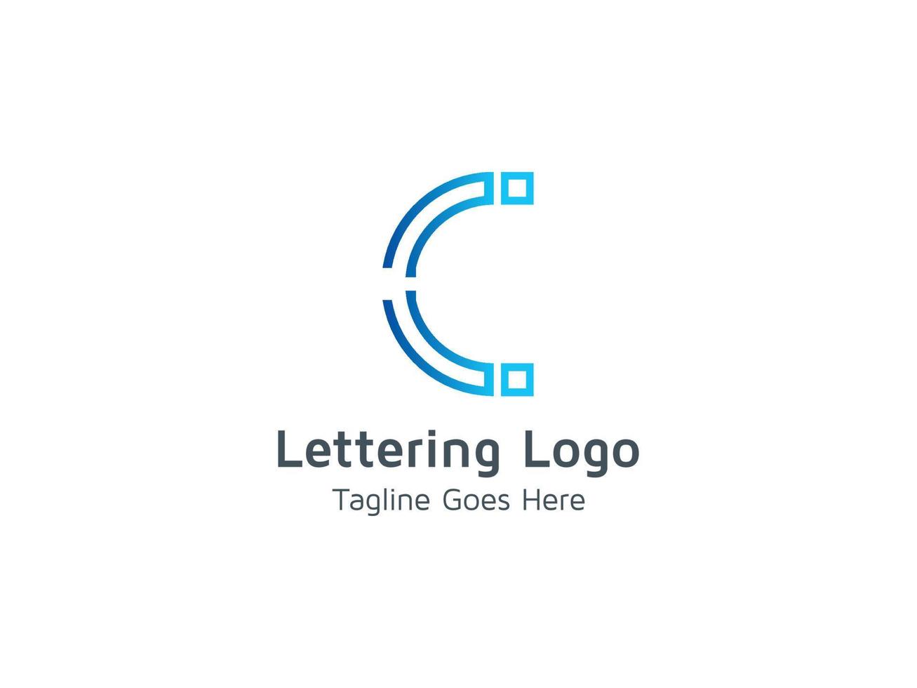 Buchstabe c Logo-Design-Vorlagenbilder pro kostenloser Vektor