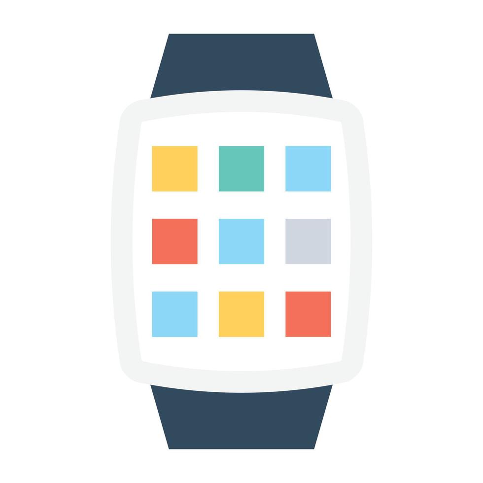 trendiga smartwatch -koncept vektor