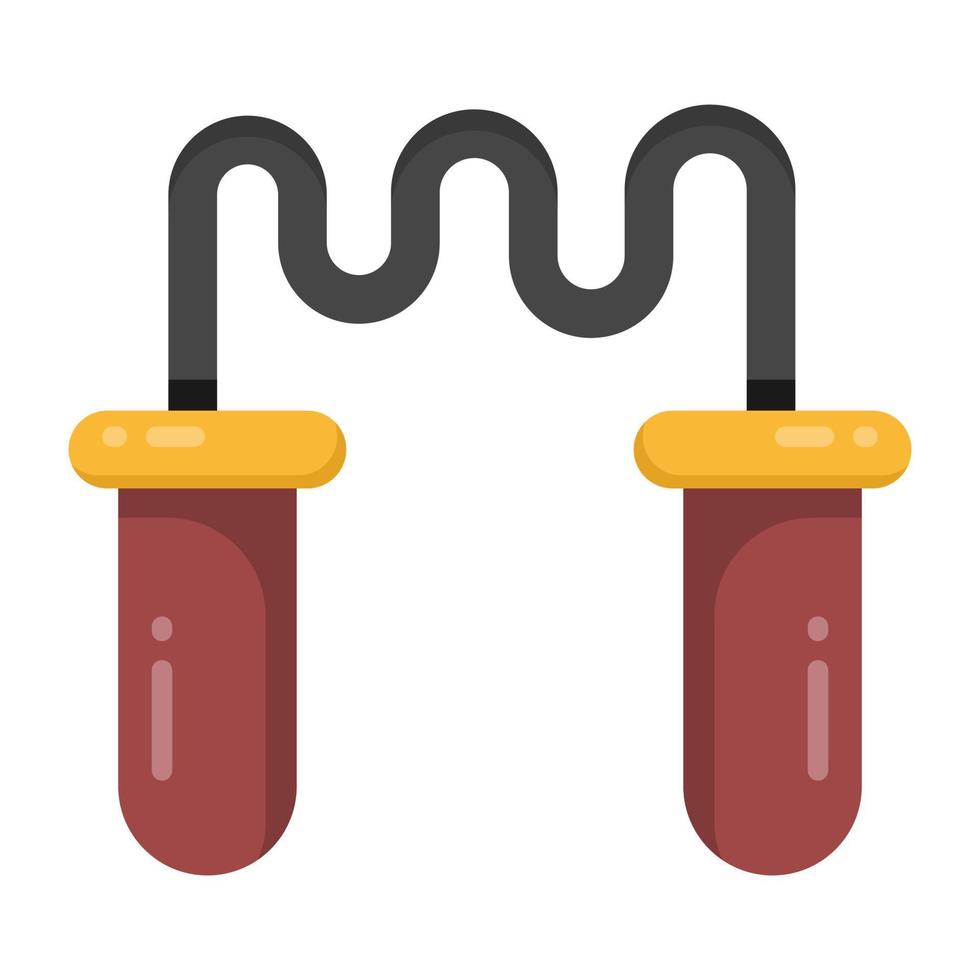 Chemie-Experiment-Symbol im trendigen Vektorstil vektor