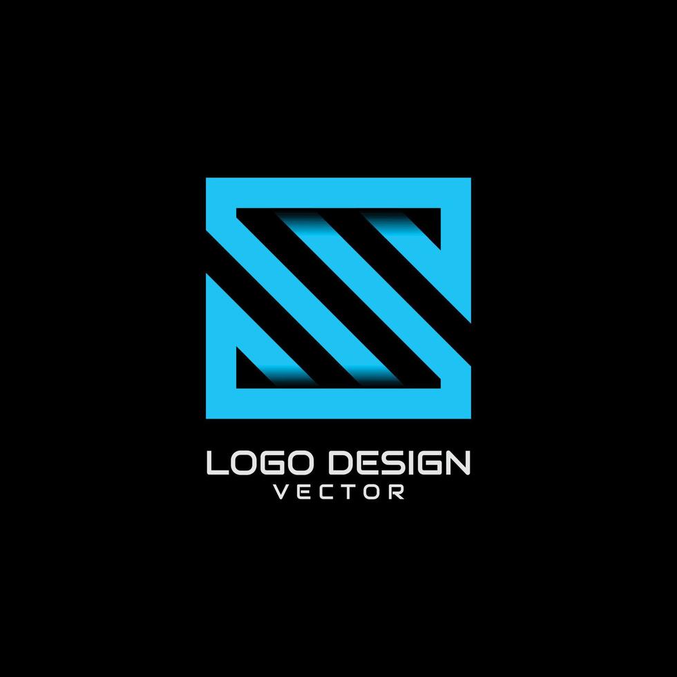 s symbol typografie logo design vektor