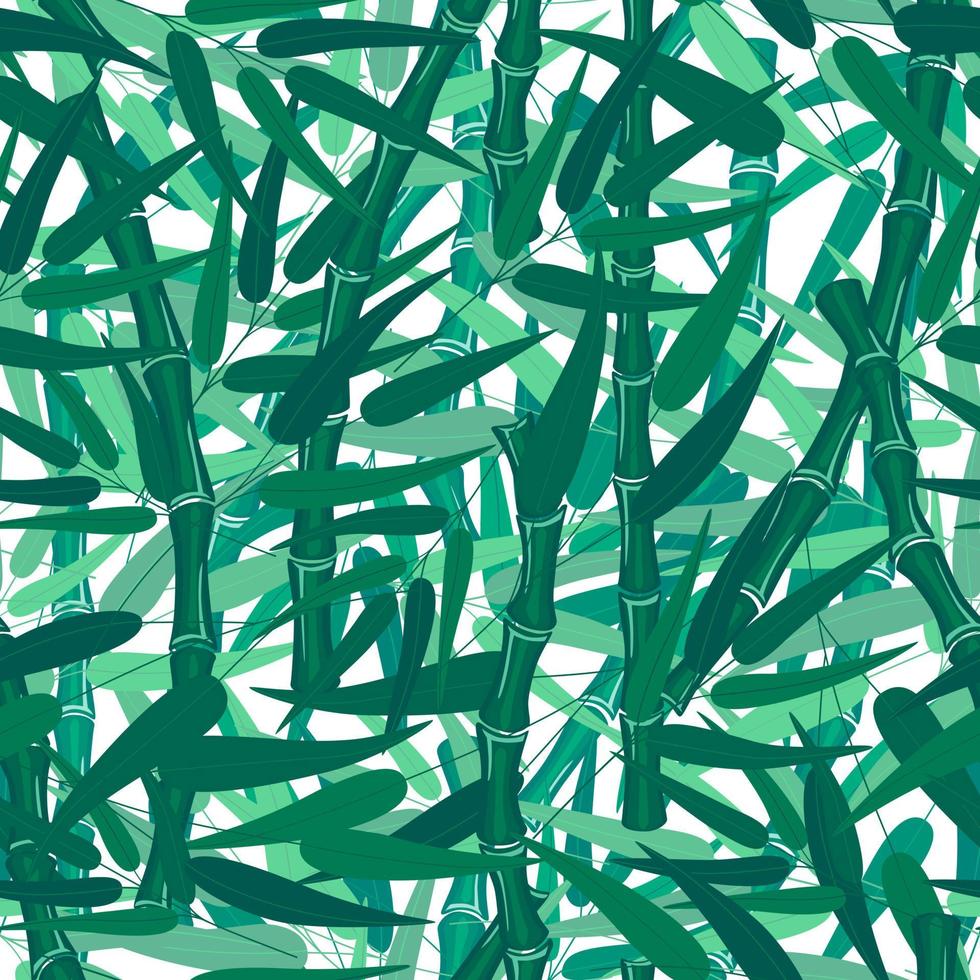 abstrakte grüne bambuswald nahtlose mustertextur vektor