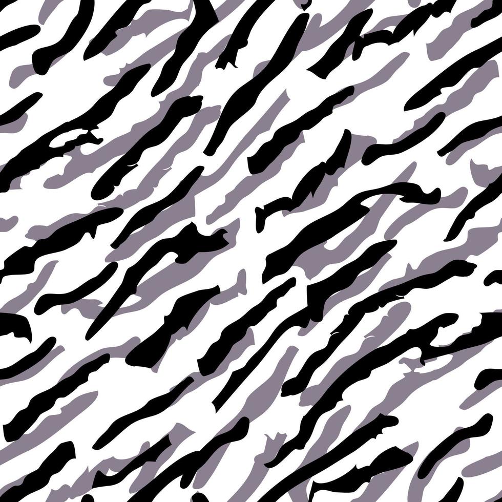 Tigerfell abstraktes Musterdesign, Illustrationshintergrund. vektor