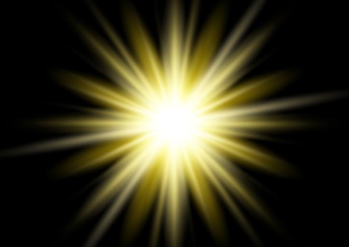 Gold starburst bakgrund vektor
