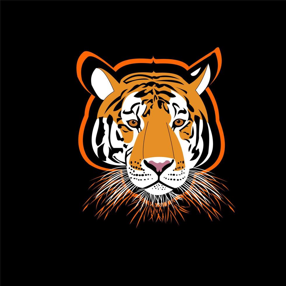 Tiger-Logo-Maskottchen Esport-Gaming vektor