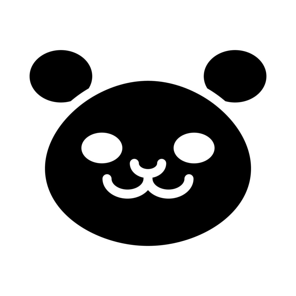 panda icon är en väldigt söt djurikon med en minimalistisk men extraordinär stil, mycket lämplig för applikationsdesign och annan grafisk design. den är också lämplig för design med barntema. vektor