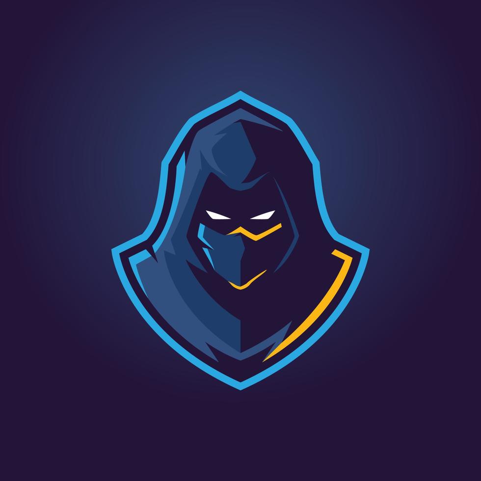 Assassins esports logotyp vektor