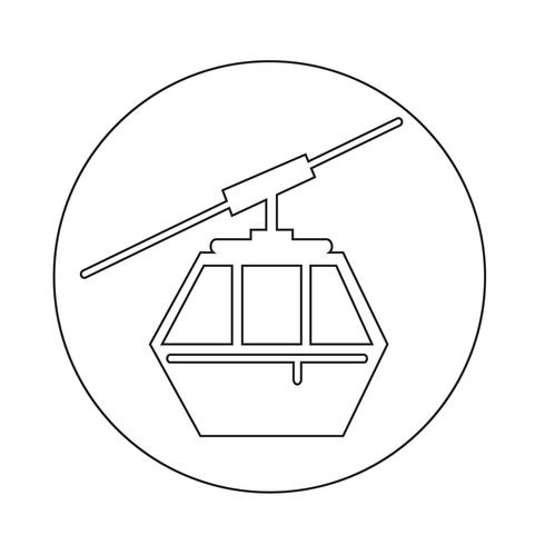 Kabelsymbol vektor