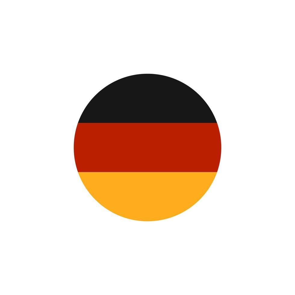 Nationalflagge Deutschlands, offizielle Farben und Proportionen korrekt. Vektor-Illustration. einfaches, flaches Design für Web oder mobile App. Folge10 vektor