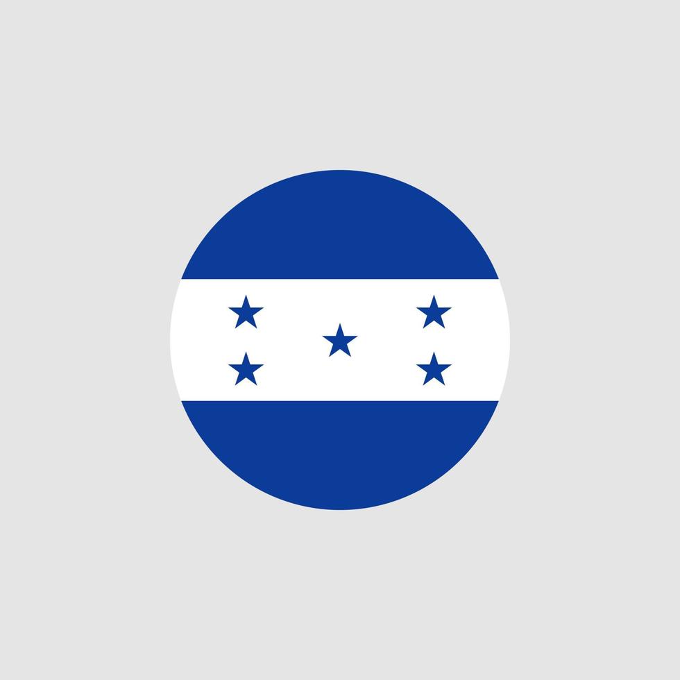 Nationalflagge von Honduras, offizielle Farben und Proportionen korrekt. Vektor-Illustration. Folge10. vektor