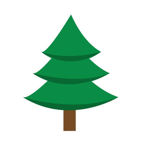 Weihnachtsbaum-Symbol vektor
