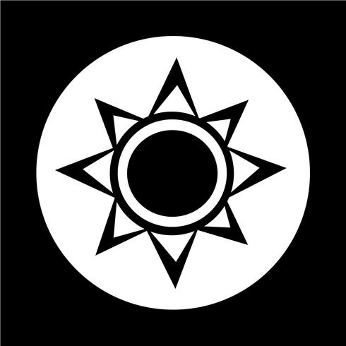 Sonne-Symbol vektor