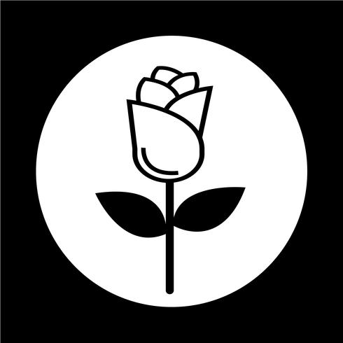 Rose-Symbol vektor