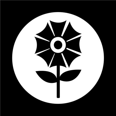 Blumen-Symbol vektor