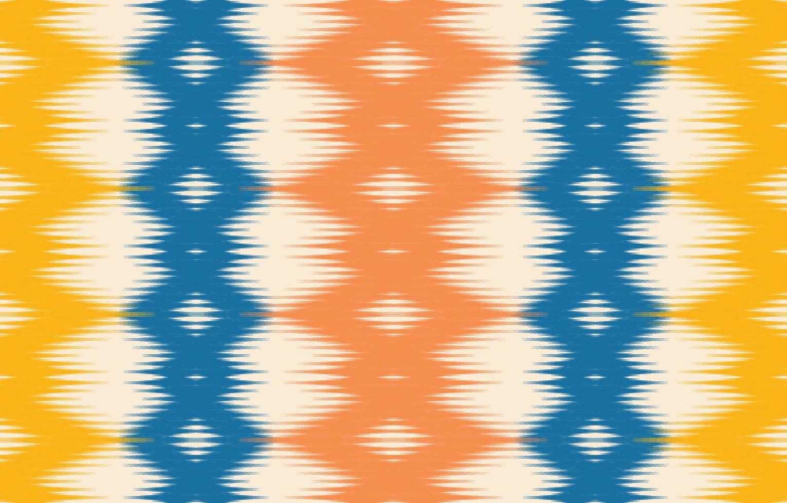 schöne ethnische abstrakte ikat-kunst. nahtloses muster in stammes-, volksstickerei und mexikanischem stil. aztekischer geometrischer kunstornamentdruck. design für teppich, tapete, kleidung, verpackung, stoff, abdeckung. vektor