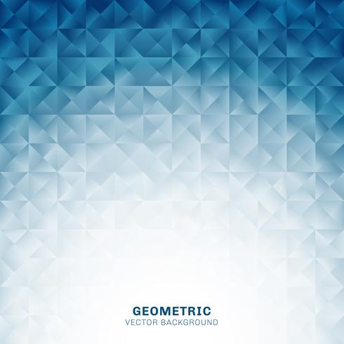 Blauer Hintergrund des abstrakten geometrischen Dreieckmusters mit Platz für Text. Kreative Entwurfsvorlage. vektor