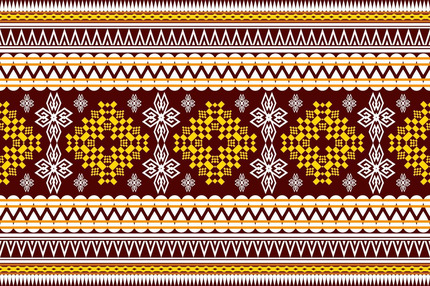 geometrische ethnische orientalische traditionelle pattern.figur stammesstickerei style.design für tapete, kleidung, verpackung, stoff, vektorillustration vektor