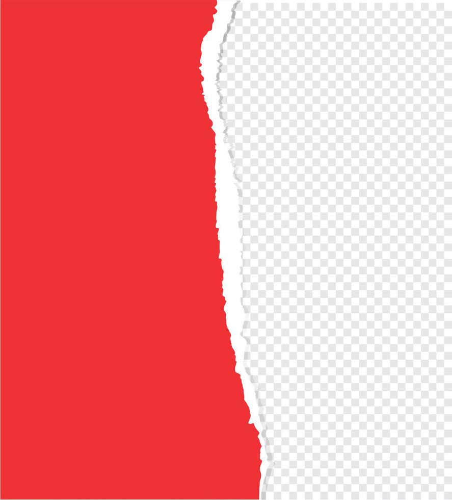 designen av ett rött papper i falf. vektor illustration och bakgrund.