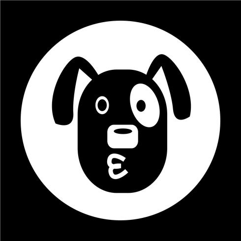 Hunde-Symbol vektor